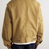 Twill-Trimmed Cotton Jacket - BK Twill-Trimmed Cotton Jacket - BK