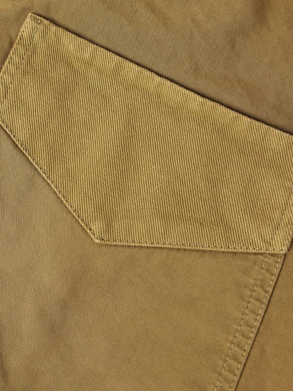 Twill-Trimmed Cotton Jacket - E1 Twill-Trimmed Cotton Jacket - E1