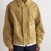 Twill-Trimmed Cotton Jacket - FR Twill-Trimmed Cotton Jacket - FR