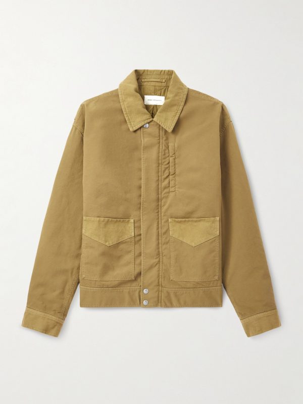 Twill-Trimmed Cotton Jacket Twill-Trimmed Cotton Jacket