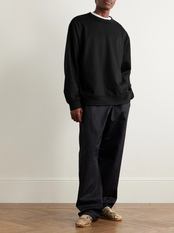 Oversized Cotton-Jersey Sweatshirt - OU
