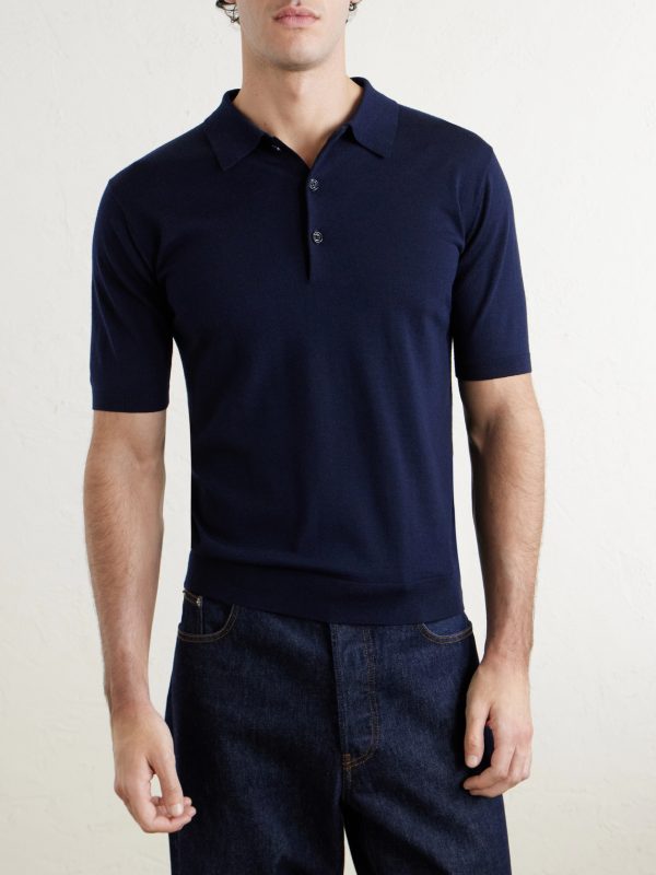 Merino Wool Polo Shirt - FR Merino Wool Polo Shirt - FR