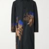 Printed wool-blend coat Printed wool-blend coat