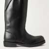 Buckled Leather Boots