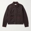 Twill-Trimmed Cotton Jacket