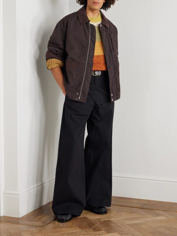 Twill-Trimmed Cotton Jacket - OU