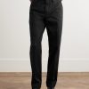 Tapered Cotton-Satin Trousers - FR Tapered Cotton-Satin Trousers - FR