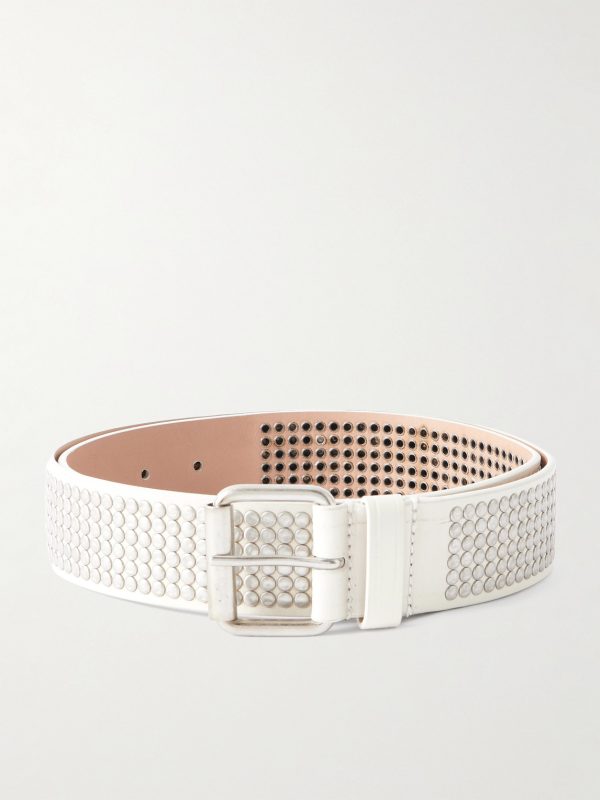 4cm Studded Leather Belt 4cm Studded Leather Belt