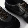 Leather-Trimmed Suede Sneakers - CU