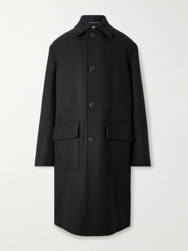 Wool-Blend Twill Coat Wool-Blend Twill Coat