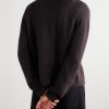 Alpaca-Blend Cardigan - BK Alpaca-Blend Cardigan - BK