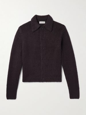 Alpaca-Blend Cardigan