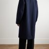Wool-Blend Twill Coat - BK