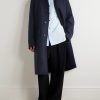 Wool-Blend Twill Coat - OU