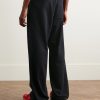 Straight-Leg Cotton-Jersey Sweatpants - BK