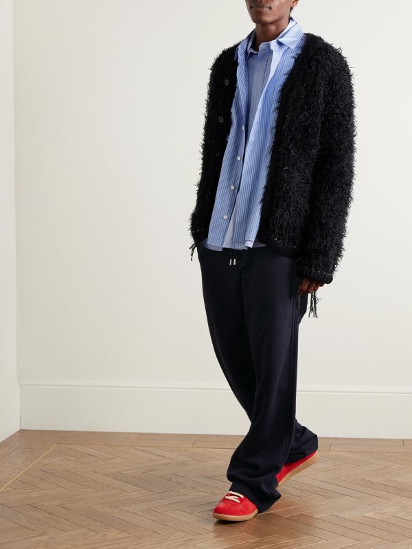 Straight-Leg Cotton-Jersey Sweatpants - OU