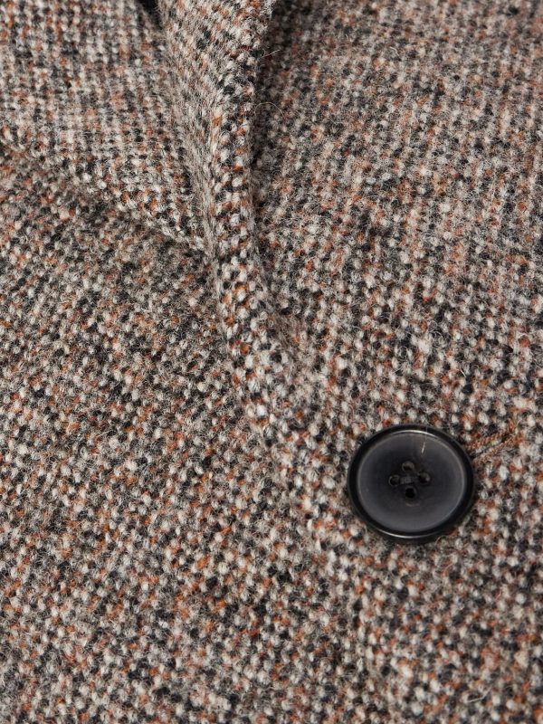 Wool-Blend Tweed Overcoat - CU Wool-Blend Tweed Overcoat - CU