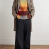 Wool-Blend Tweed Overcoat - OU Wool-Blend Tweed Overcoat - OU