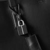 Logo-Debossed Leather Tote Bag - CU