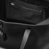 Logo-Debossed Leather Tote Bag - E1