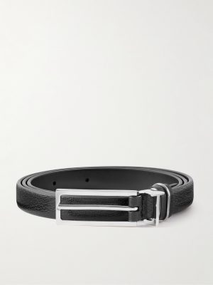 3cm Full-Grain Glossed-Leather Belt 3cm Full-Grain Glossed-Leather Belt