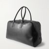 Logo-Print Leather Weekend Bag - BK Logo-Print Leather Weekend Bag - BK