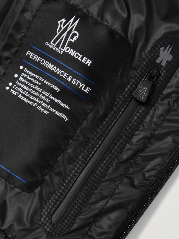 Montgetech Logo-Appliquéd Quilted Stretch-Nylon Hooded Down Ski Jacket - E1 Montgetech Logo-Appliquéd Quilted Stretch-Nylon Hooded Down Ski Jacket - E1