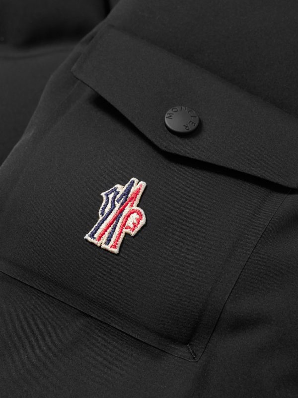 Montgetech Logo-Appliquéd Quilted Stretch-Nylon Hooded Down Ski Jacket - E2 Montgetech Logo-Appliquéd Quilted Stretch-Nylon Hooded Down Ski Jacket - E2