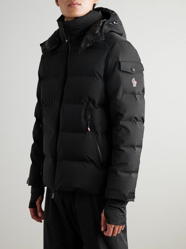 Montgetech Logo-Appliquéd Quilted Stretch-Nylon Hooded Down Ski Jacket - FR Montgetech Logo-Appliquéd Quilted Stretch-Nylon Hooded Down Ski Jacket - FR