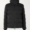 Montgetech Logo-Appliquéd Quilted Stretch-Nylon Hooded Down Ski Jacket Montgetech Logo-Appliquéd Quilted Stretch-Nylon Hooded Down Ski Jacket