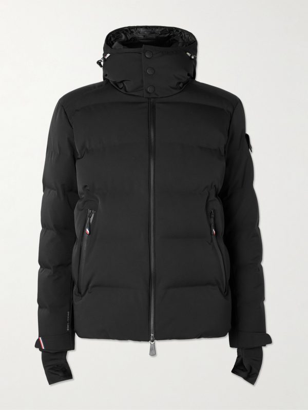 Montgetech Logo-Appliquéd Quilted Stretch-Nylon Hooded Down Ski Jacket Montgetech Logo-Appliquéd Quilted Stretch-Nylon Hooded Down Ski Jacket