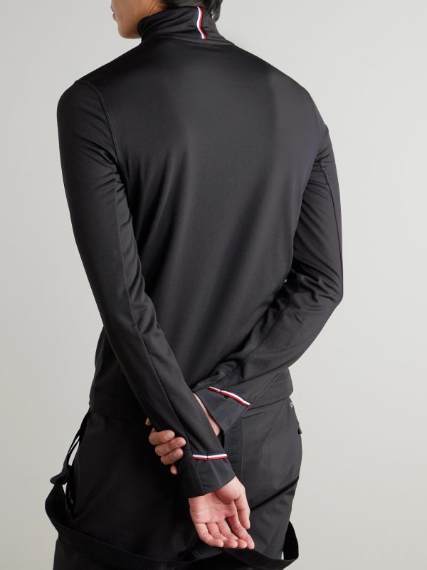 Slim-Fit Logo-Appliquéd Polartec® Power Grid™ Base Layer - BK Slim-Fit Logo-Appliquéd Polartec® Power Grid™ Base Layer - BK