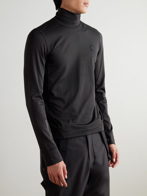 Slim-Fit Logo-Appliquéd Polartec® Power Grid™ Base Layer - FR Slim-Fit Logo-Appliquéd Polartec® Power Grid™ Base Layer - FR