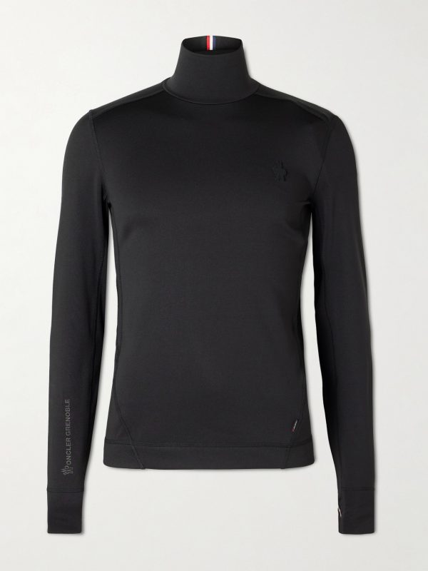 Slim-Fit Logo-Appliquéd Polartec® Power Grid™ Base Layer Slim-Fit Logo-Appliquéd Polartec® Power Grid™ Base Layer