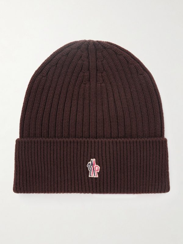 Logo-Appliquéd Ribbed Virgin Wool Beanie Logo-Appliquéd Ribbed Virgin Wool Beanie