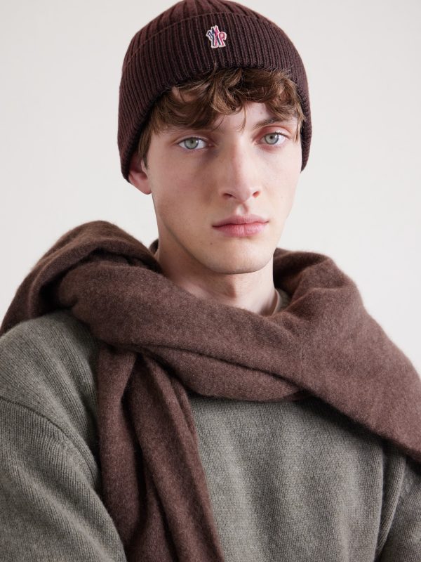 Logo-Appliquéd Ribbed Virgin Wool Beanie - OU Logo-Appliquéd Ribbed Virgin Wool Beanie - OU