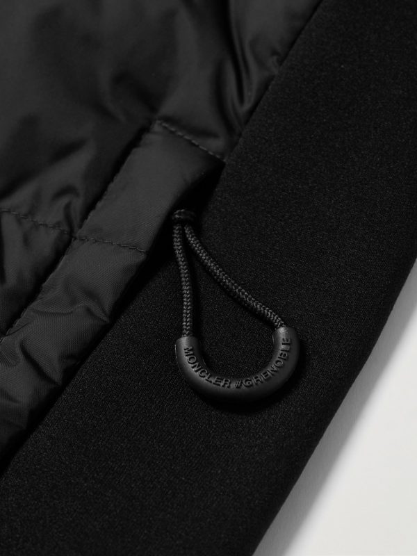 Quilted Shell and Polartec® Power Stretch™ Pro Hooded Down Jacket - E1 Quilted Shell and Polartec® Power Stretch™ Pro Hooded Down Jacket - E1
