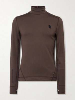 Slim-Fit Logo-Appliquéd Polartec® Power Grid™ Base Layer