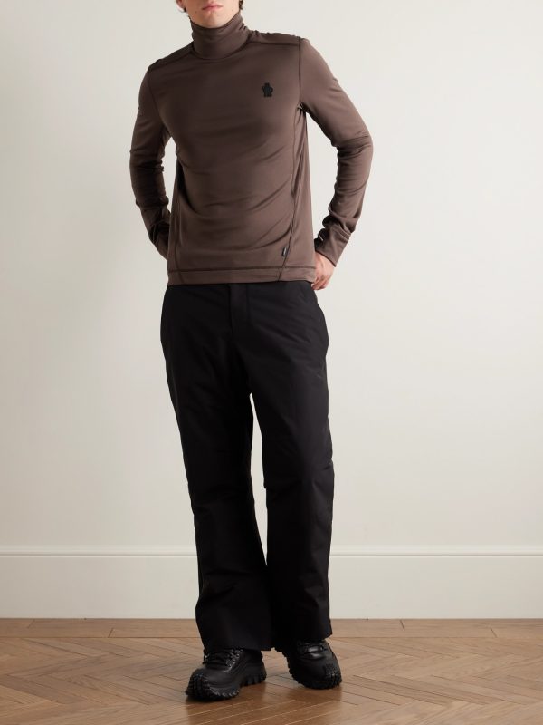 Slim-Fit Logo-Appliquéd Polartec® Power Grid™ Base Layer - OU