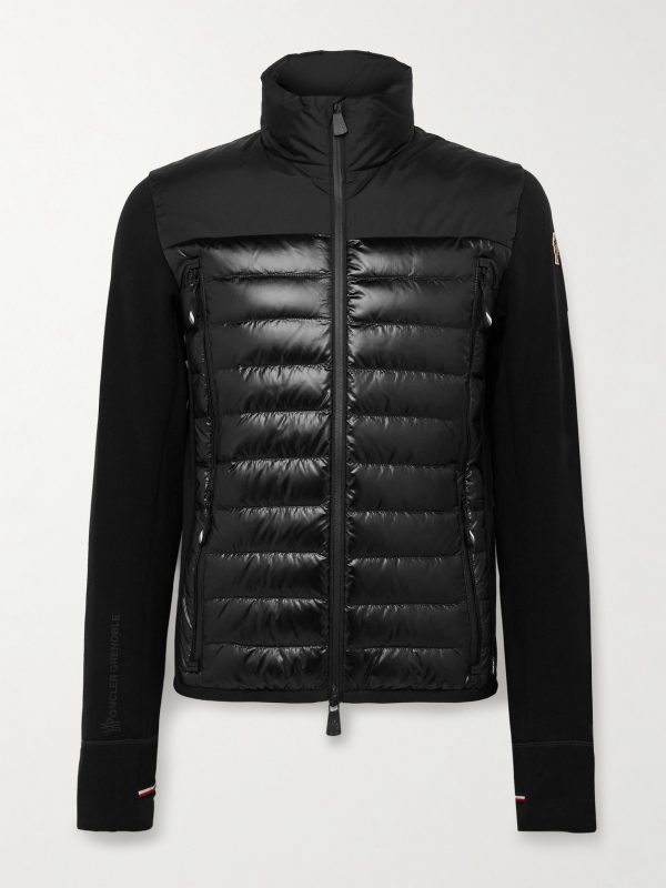 Panelled Quilted Shell and Power Stretch™ Pro Down Jacket Panelled Quilted Shell and Power Stretch™ Pro Down Jacket