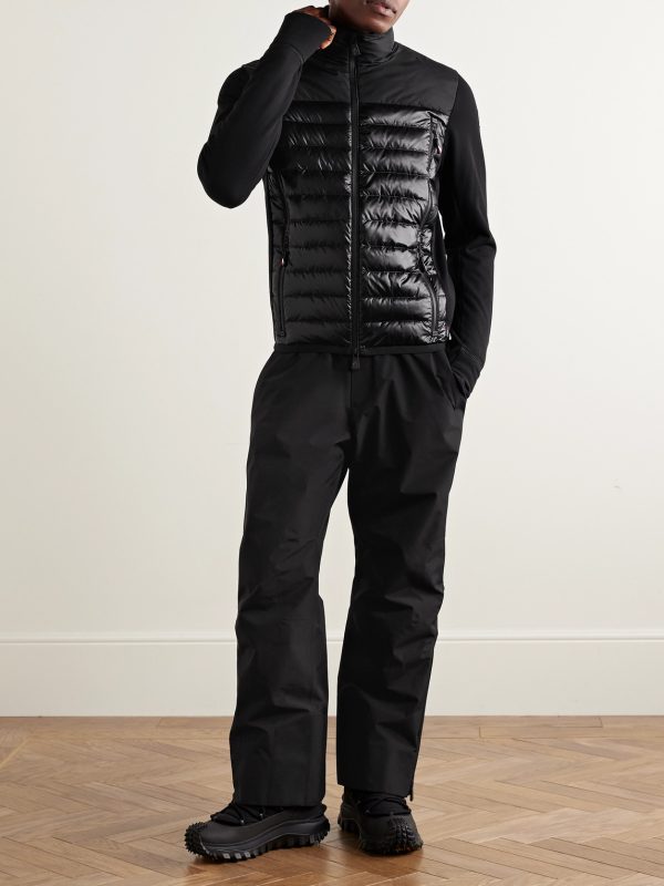 Panelled Quilted Shell and Power Stretch™ Pro Down Jacket - OU Panelled Quilted Shell and Power Stretch™ Pro Down Jacket - OU