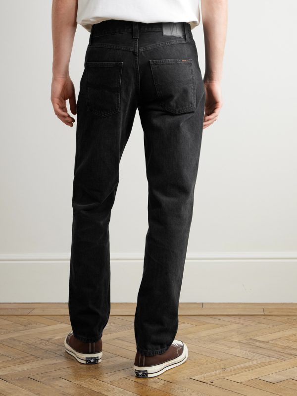 Gritty Jackson Slim-Fit Straight-Leg Organic Jeans - BK Gritty Jackson Slim-Fit Straight-Leg Organic Jeans - BK
