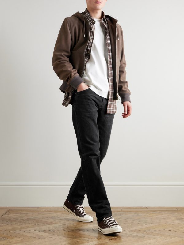 Gritty Jackson Slim-Fit Straight-Leg Organic Jeans - OU Gritty Jackson Slim-Fit Straight-Leg Organic Jeans - OU