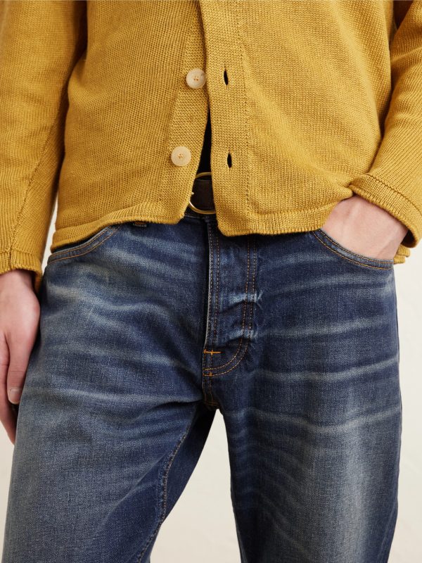 Solid Ollie Slim-Fit Straight-Leg Jeans - CU