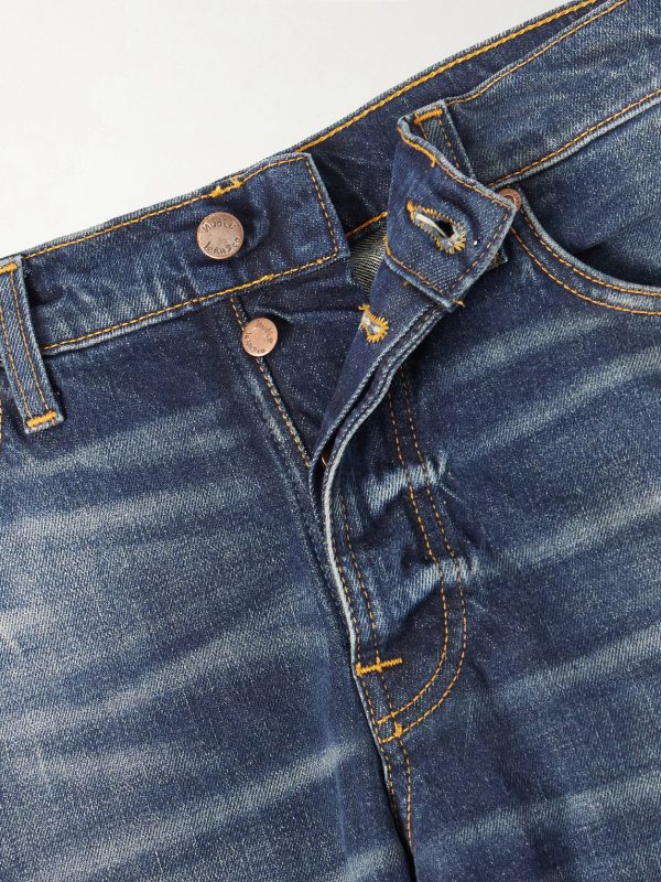 Solid Ollie Slim-Fit Straight-Leg Jeans - E1