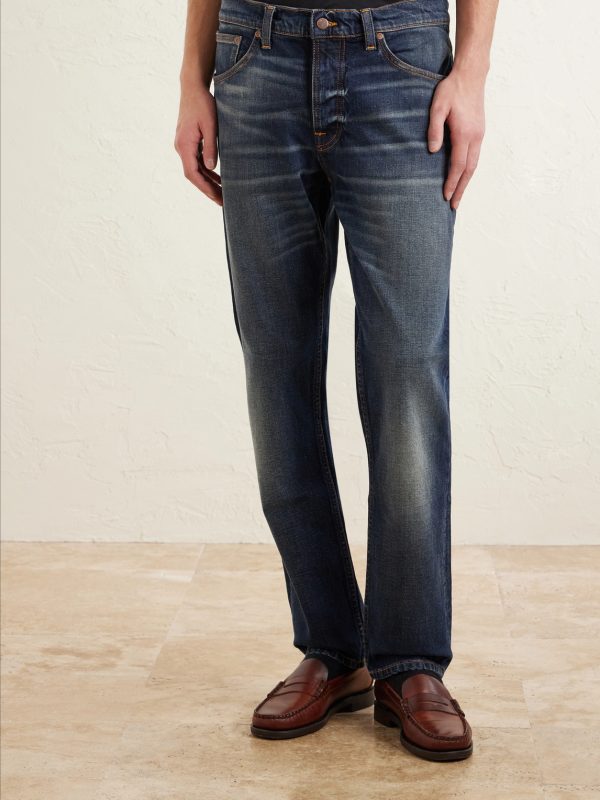 Solid Ollie Slim-Fit Straight-Leg Jeans - FR