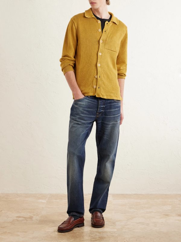 Solid Ollie Slim-Fit Straight-Leg Jeans - OU