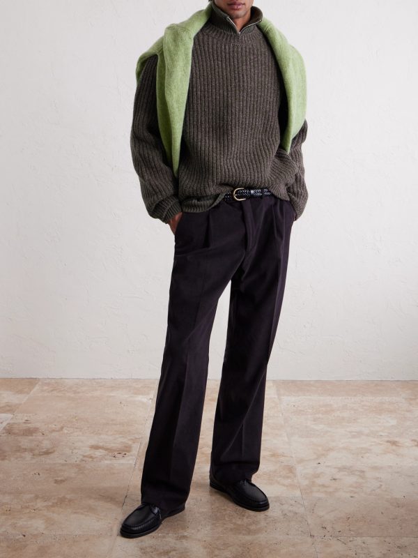 August Ribbed Wool Sweater - OU August Ribbed Wool Sweater - OU