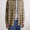 Julian Checked Cotton and Linen-Blend Shirt - FR