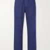 Tuff Tony Straight-Leg Herringbone Cotton Trousers Tuff Tony Straight-Leg Herringbone Cotton Trousers